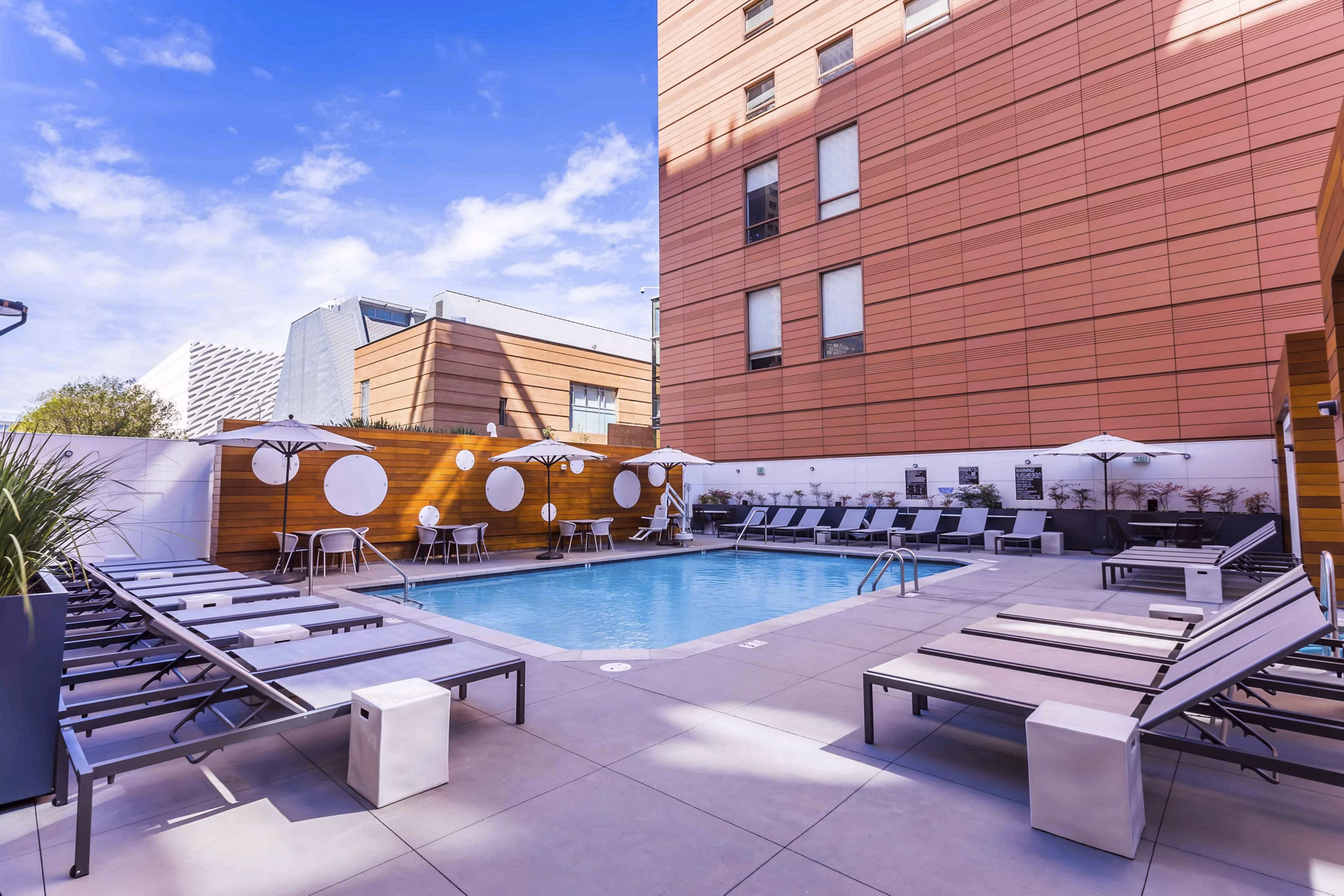 pool at Museum Tower Apartments