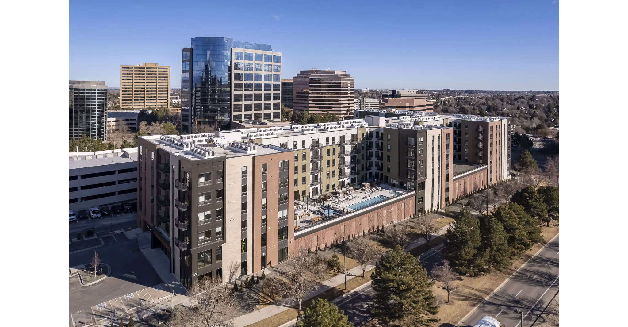 building at The Bellwether Apartments