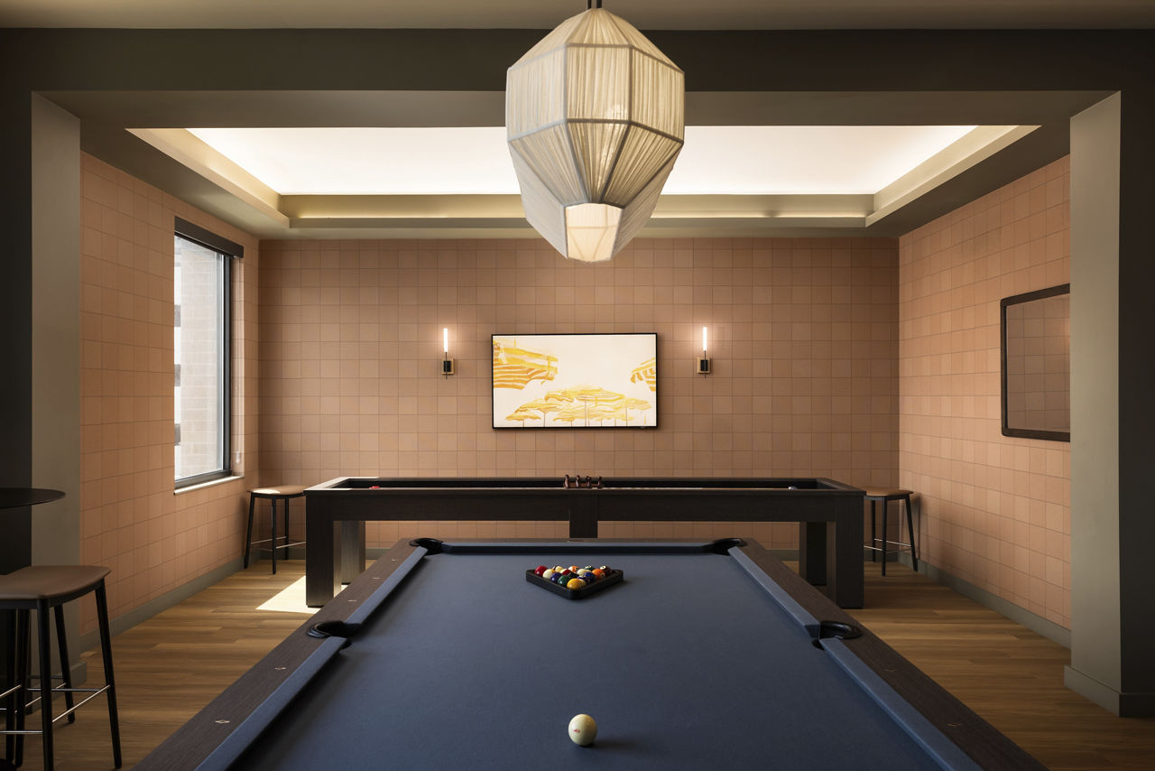 Game room at The Bellwether