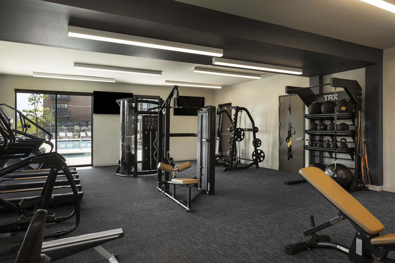 Gym at The Bellwether (1 of 3)