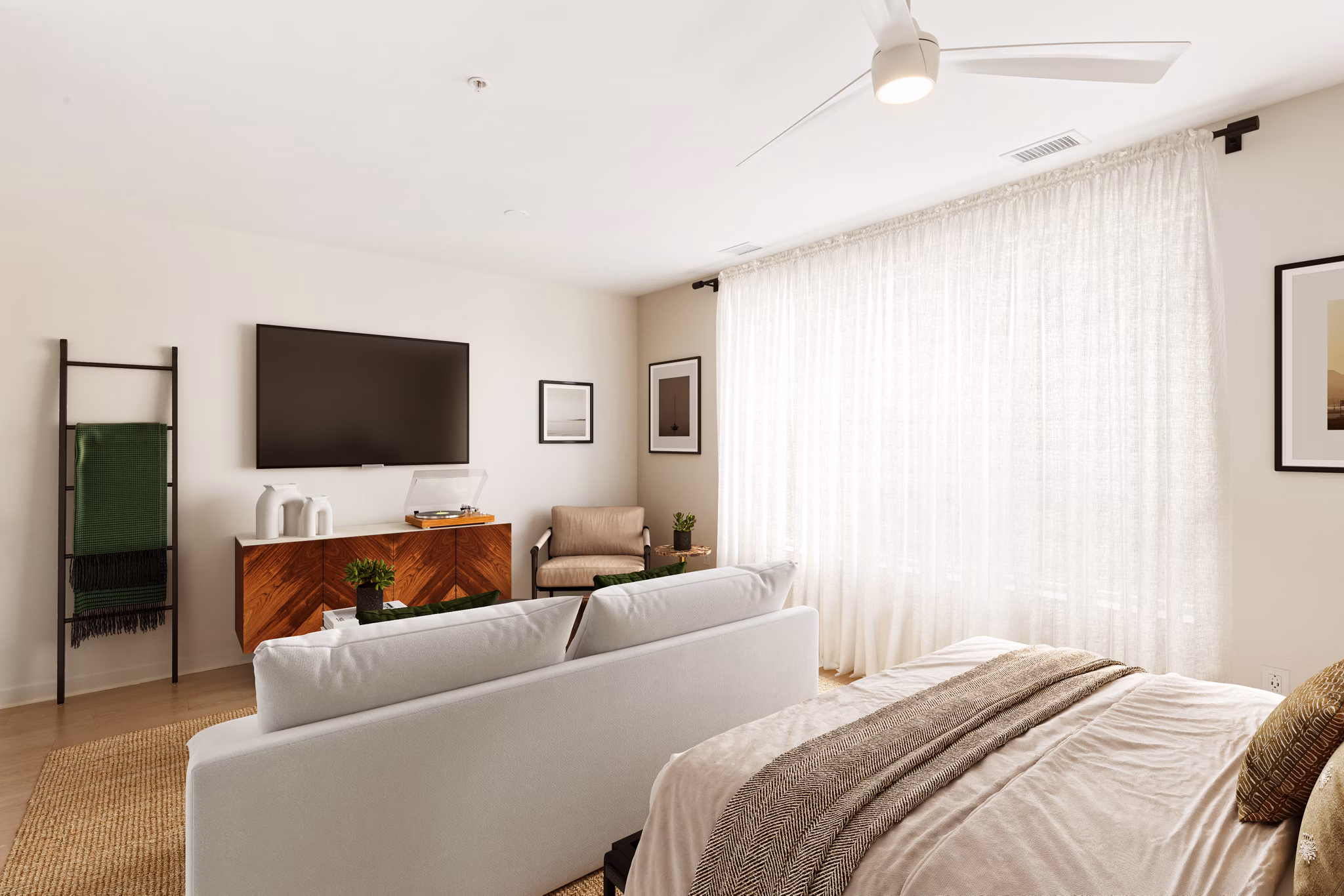 bedroom at Blayr Apartments 