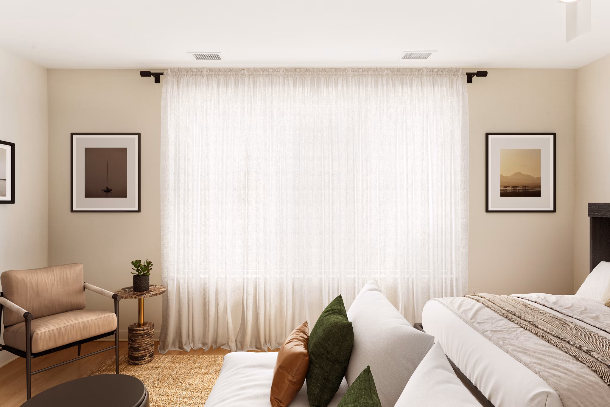 bedroom at Blayr Apartments 