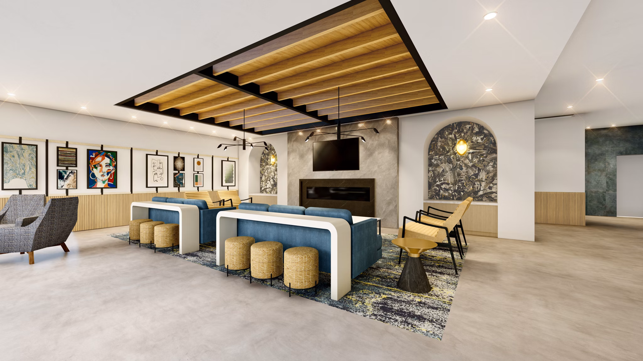 clubhouse at Blayr Apartments 