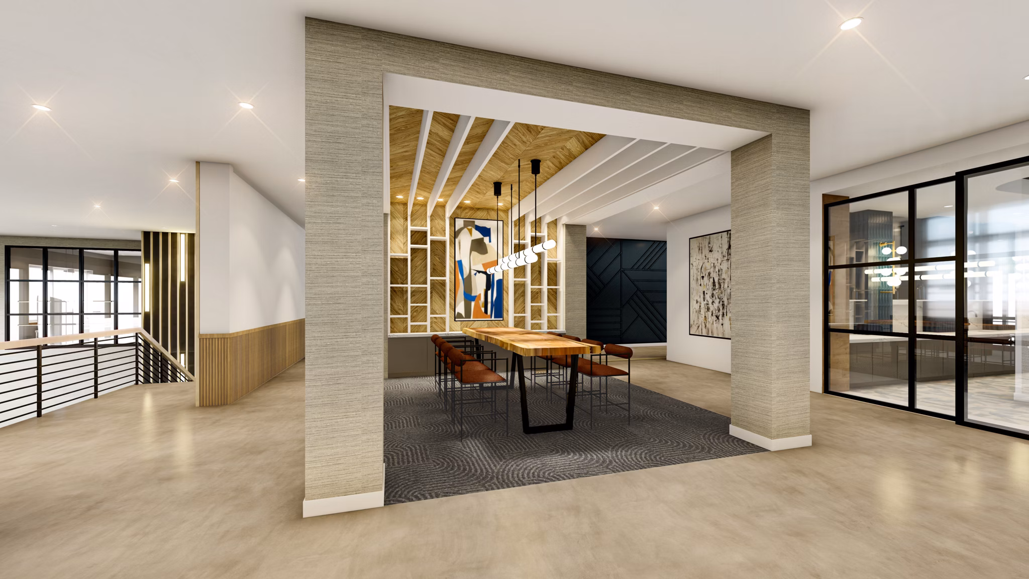 clubhouse at Blayr Apartments 