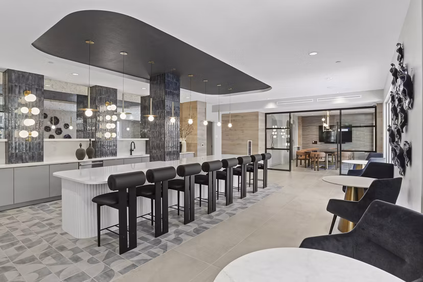 clubhouse at Blayr Apartments 