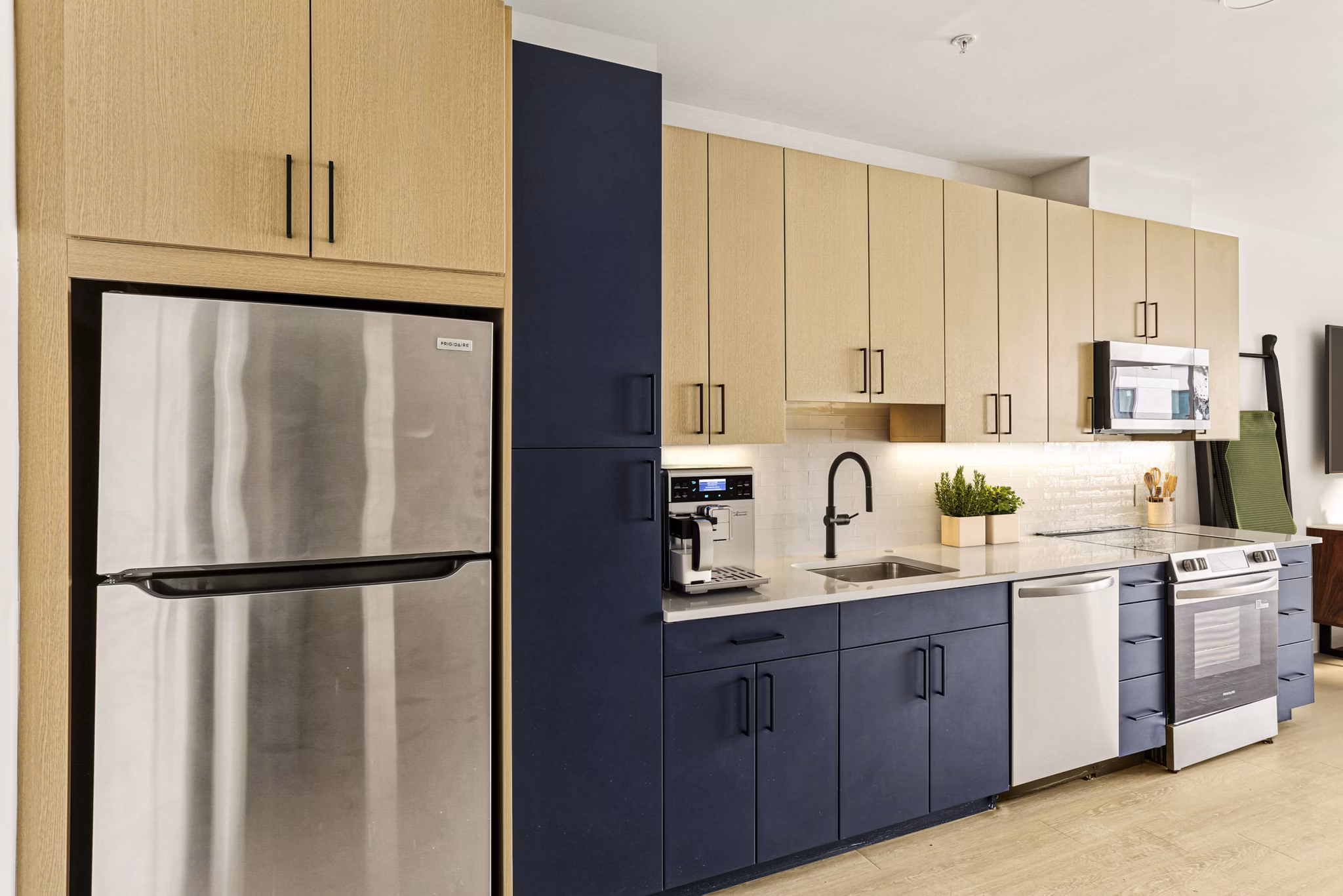 kitchen at Blayr Apartments 