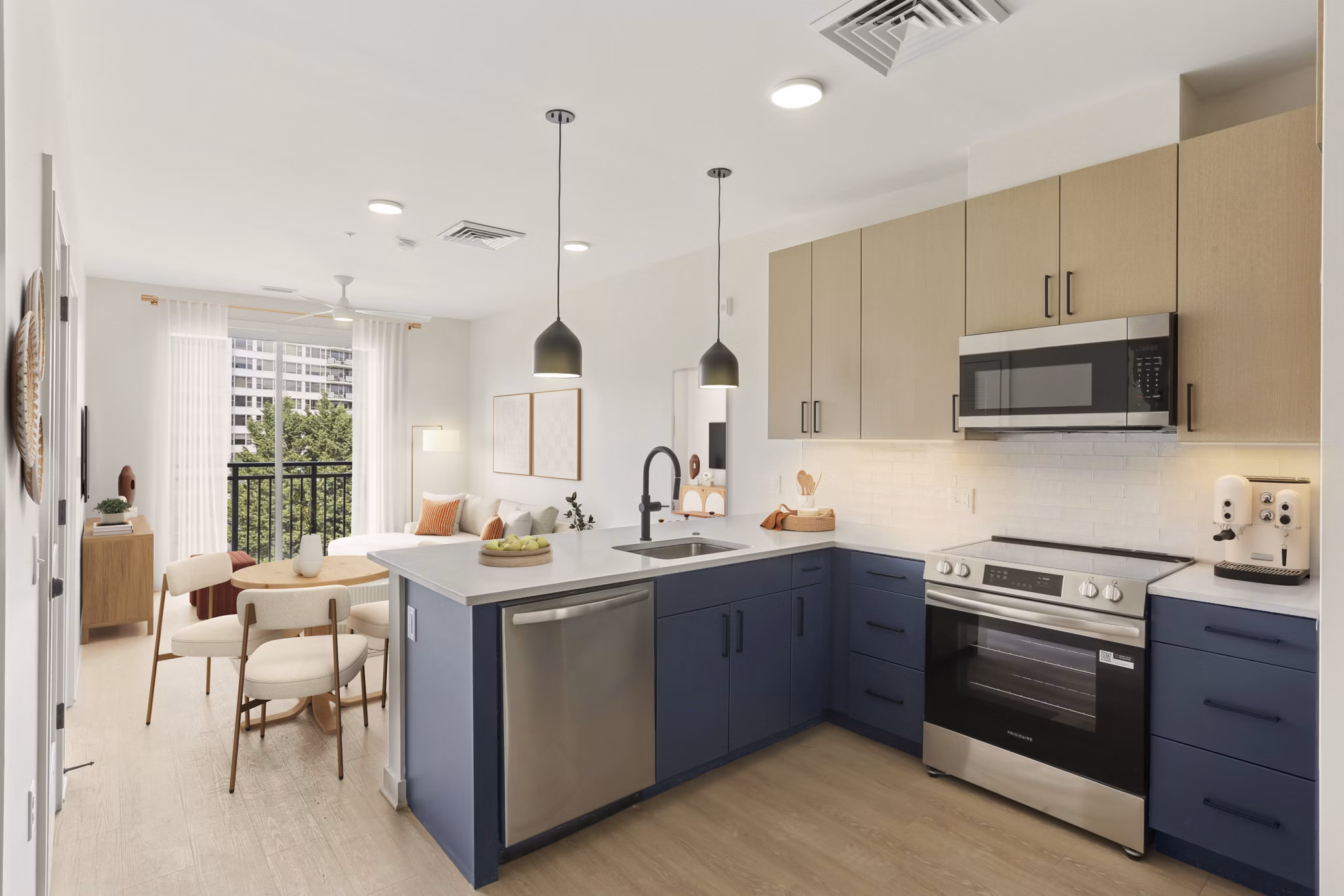 kitchen at Blayr Apartments 