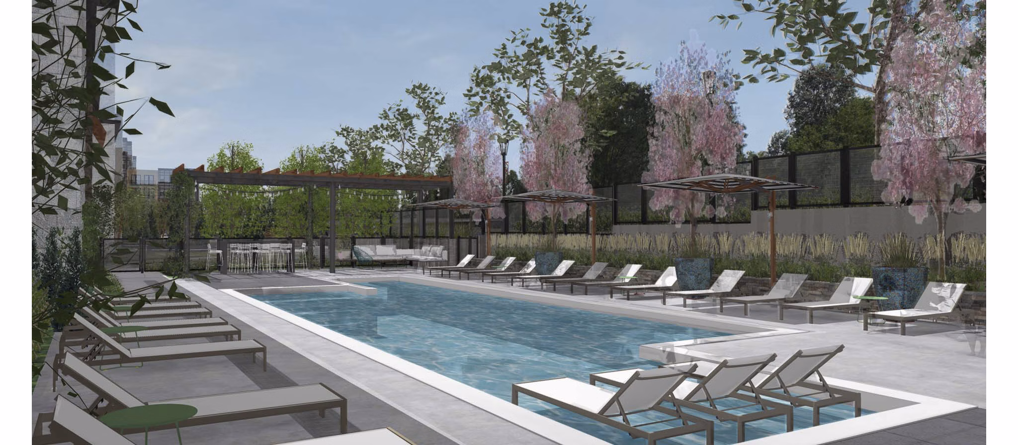 pool at Blayr Apartments 