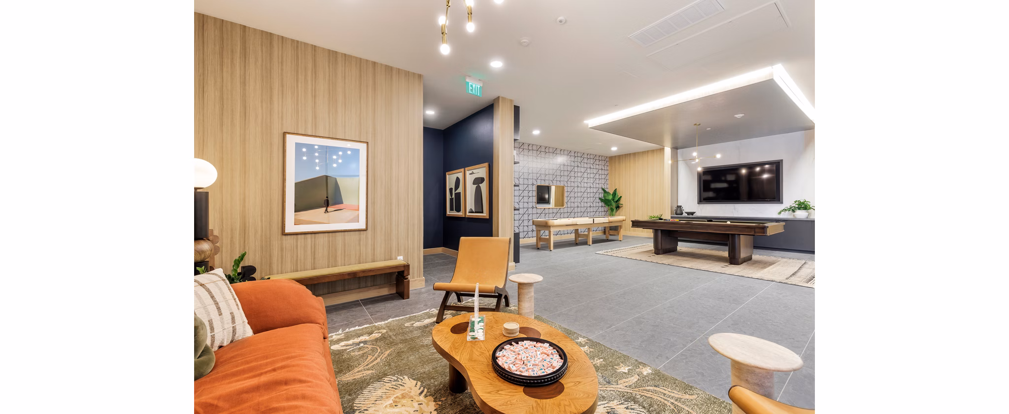 clubhouse at The Waylon Apartments