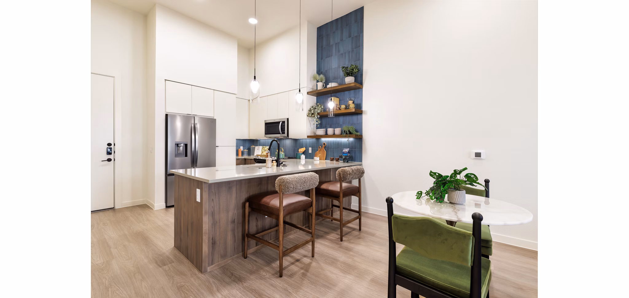 Kitchen at The Waylon Apartments