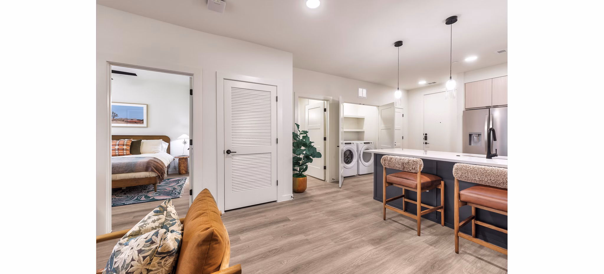 kitchen at The Waylon Apartments
