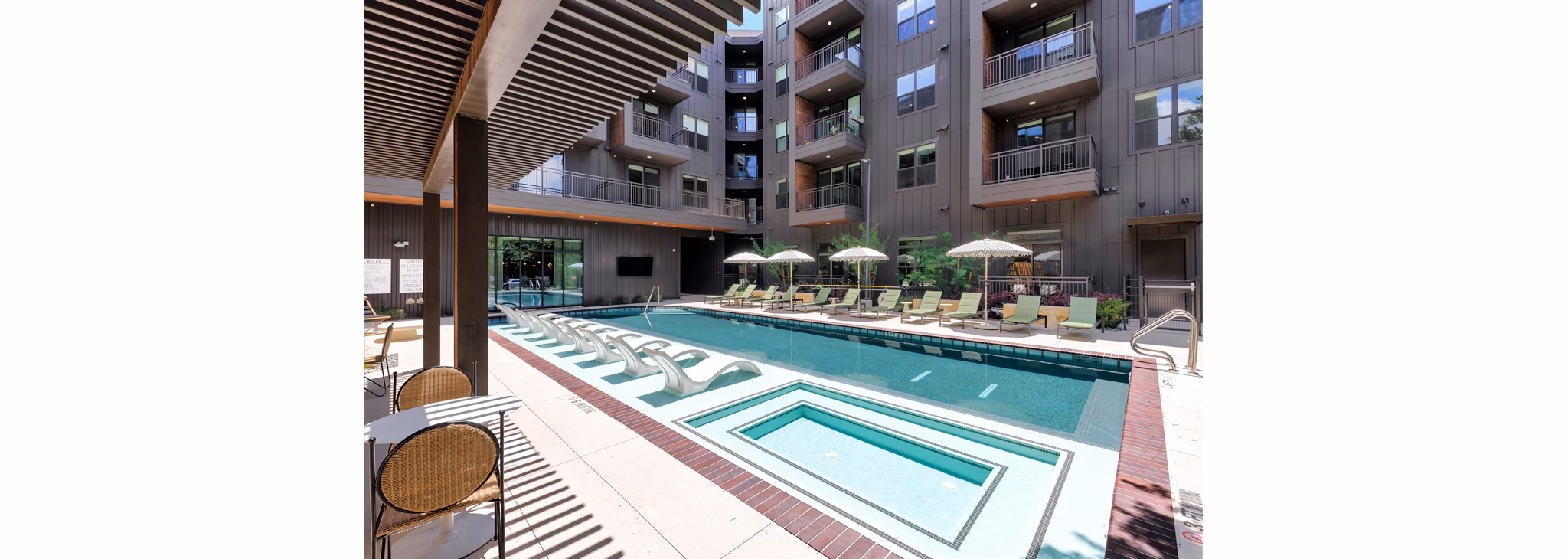 pool at The Waylon Apartments