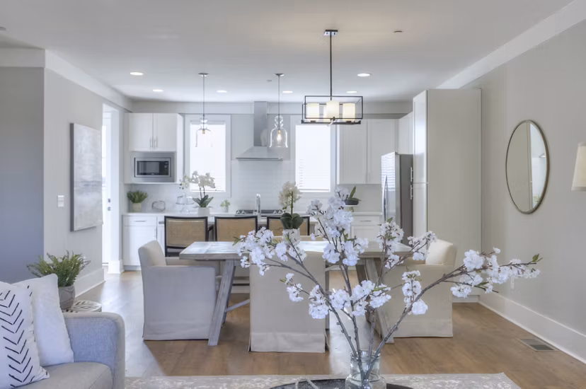 living room at 780 Townhomes Apartments