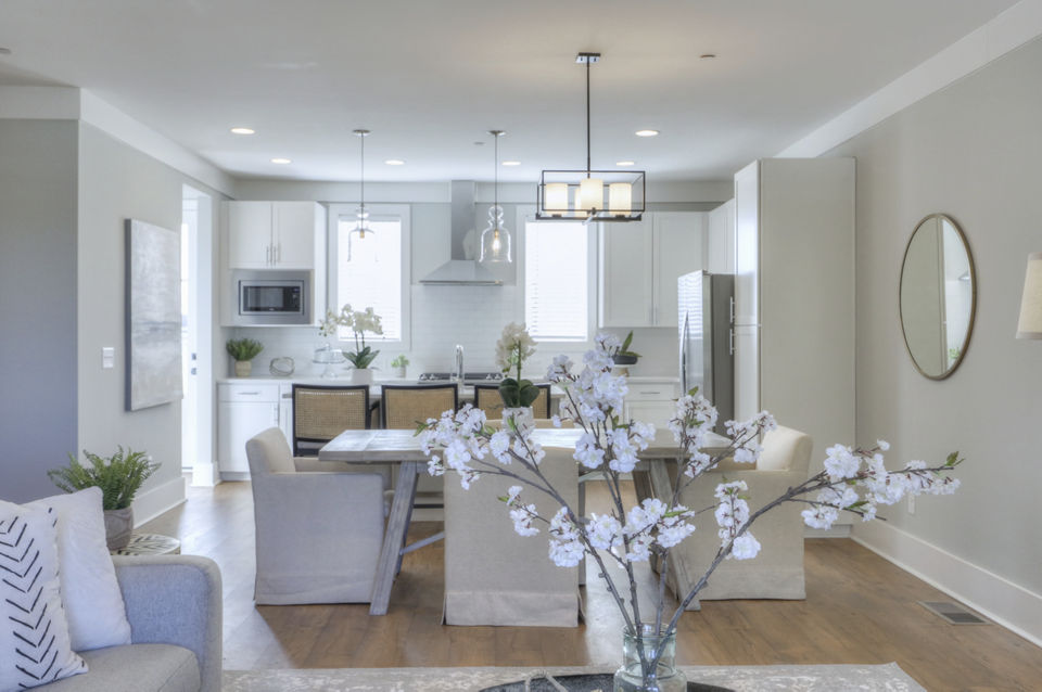 living room at 780 Townhomes Apartments