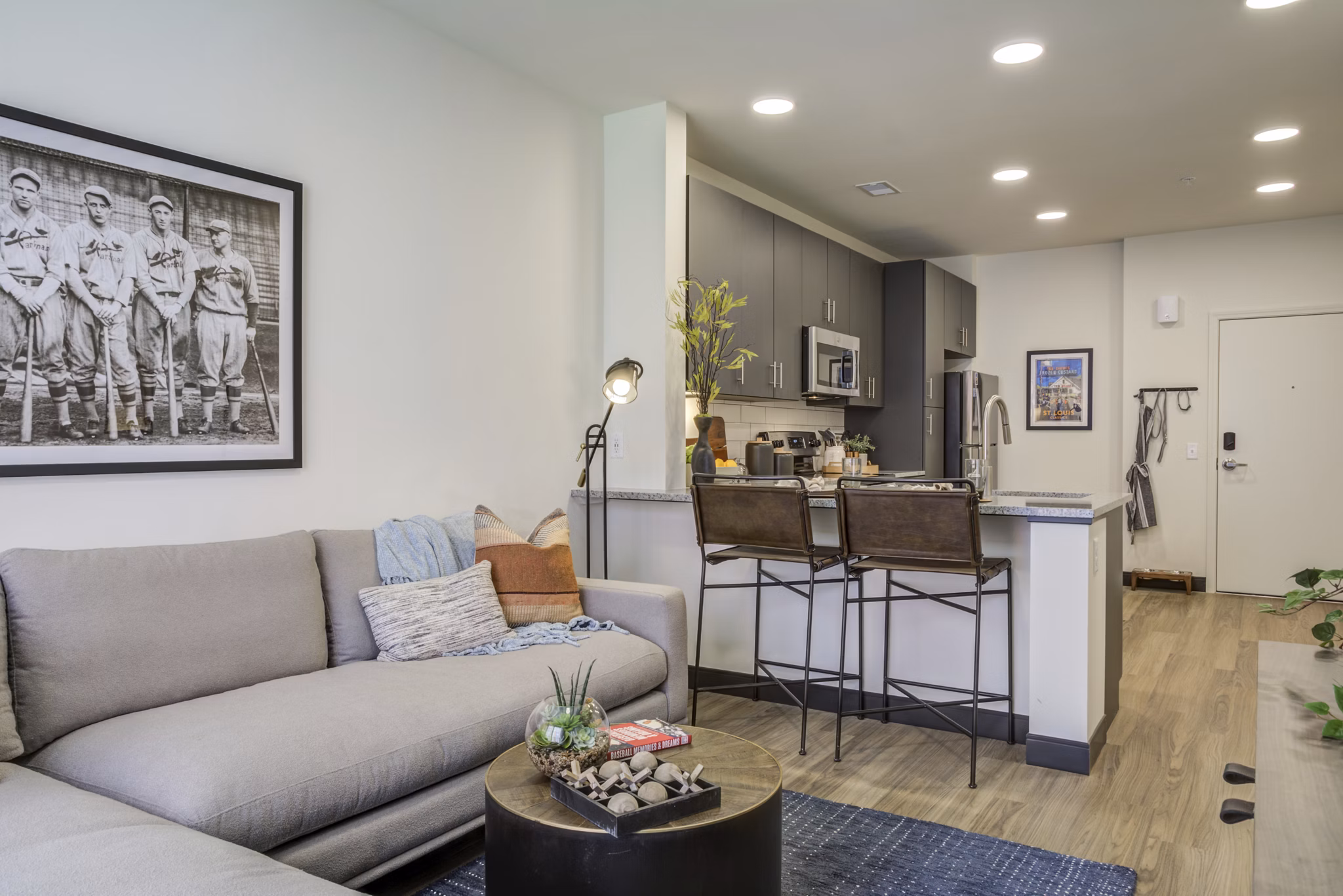 living room at 11th & Spruce Apartments