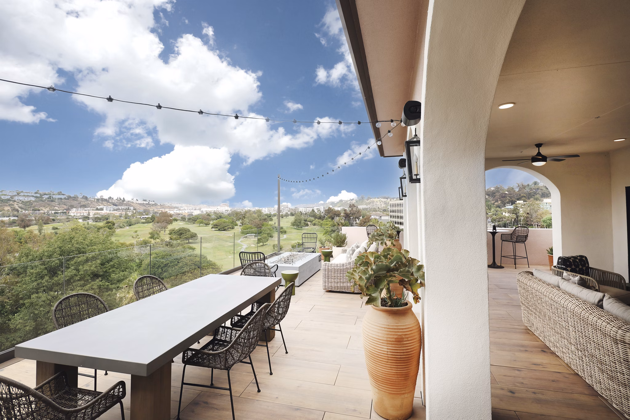 Patio at Broadstone Mission Valley Apartments