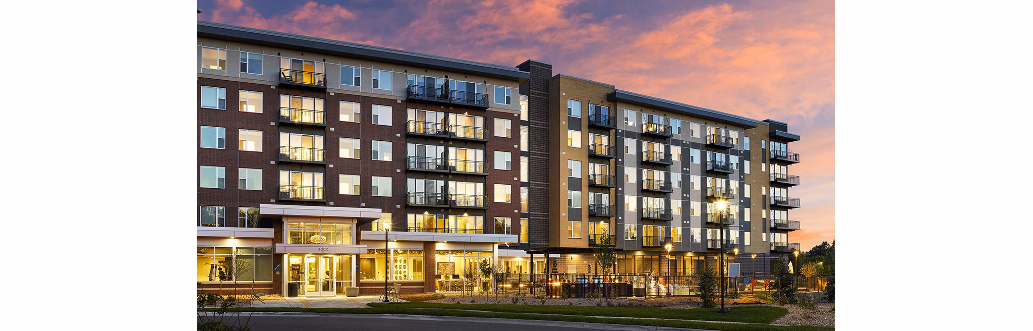 exterior at Tangent Apartments 