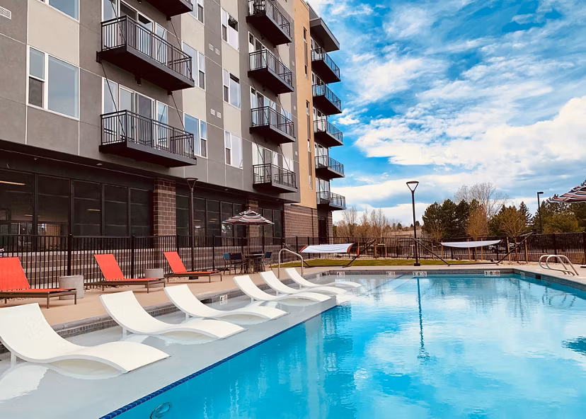 pool at Tangent Apartments 