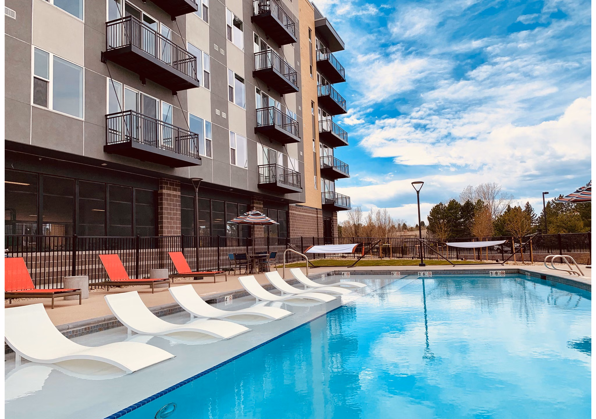 pool at Tangent Apartments 