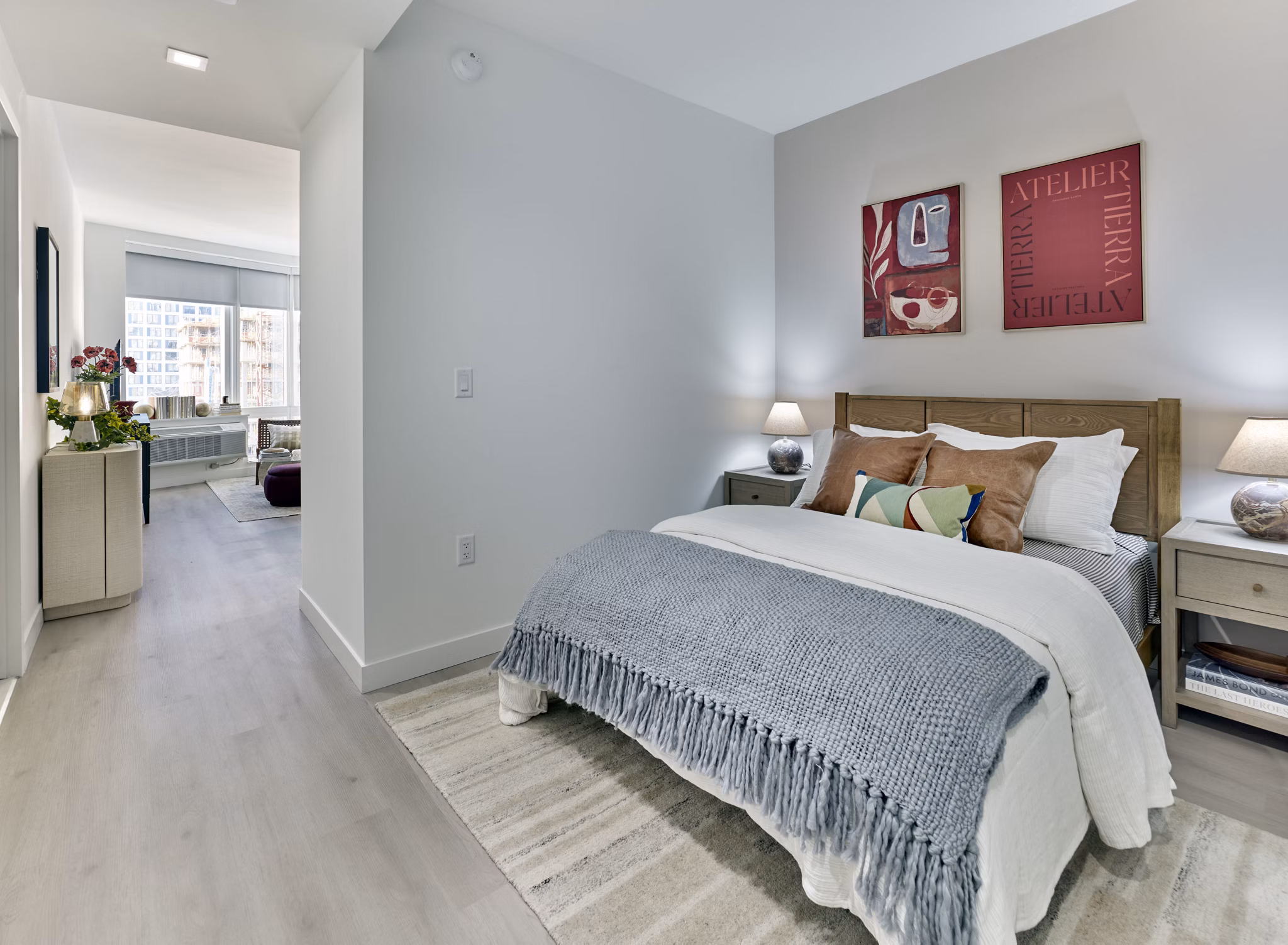 bedroom at The Greyson Apartments 