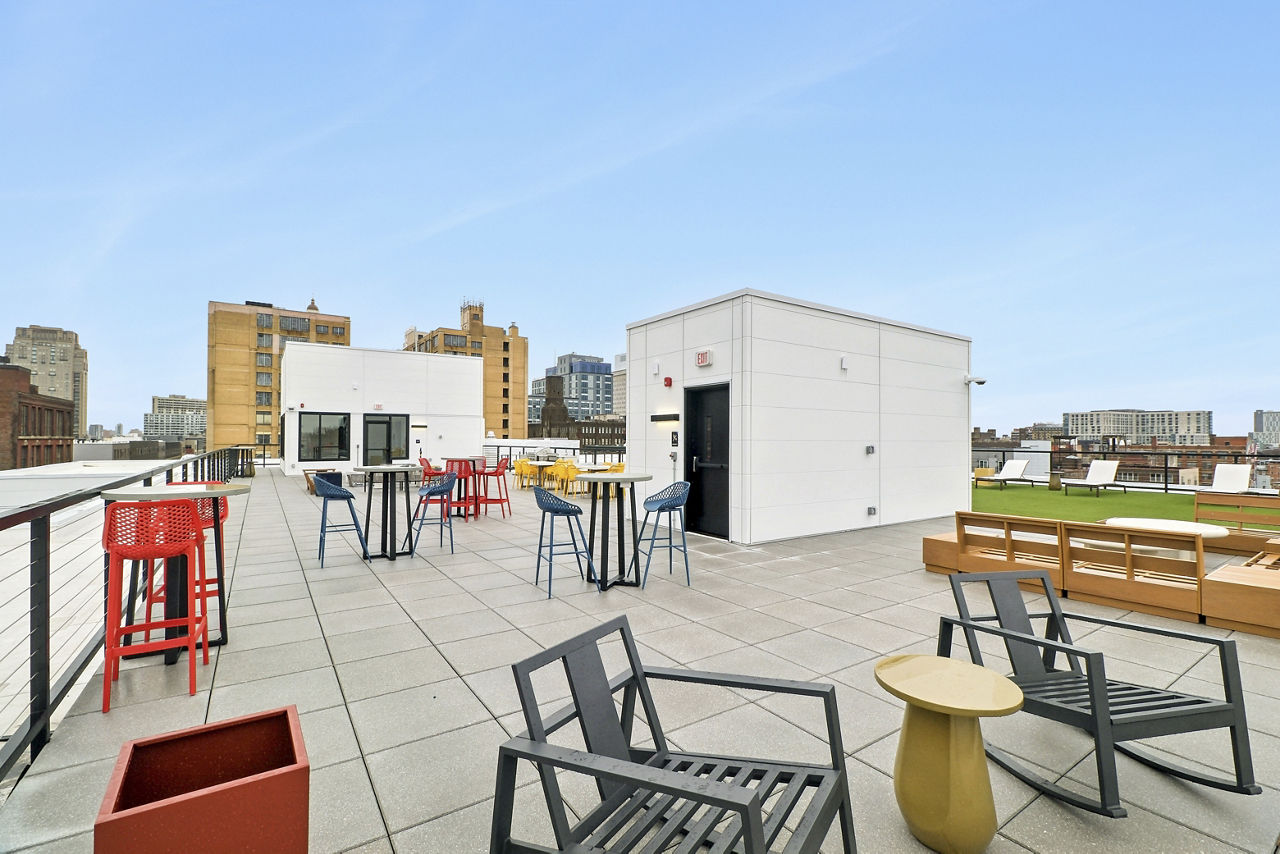 Roof deck at Via Callowhill (1 of 3)