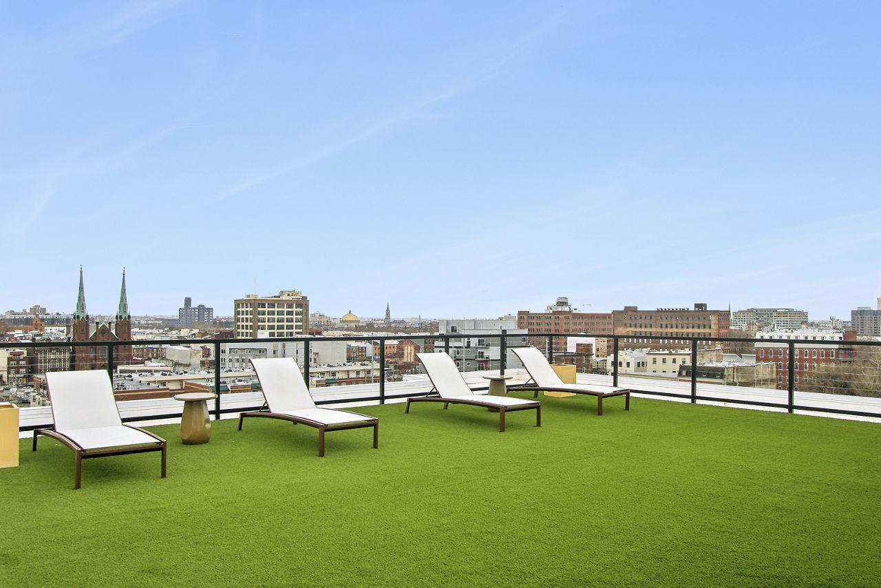 Roof deck at Via Callowhill (2 of 3)