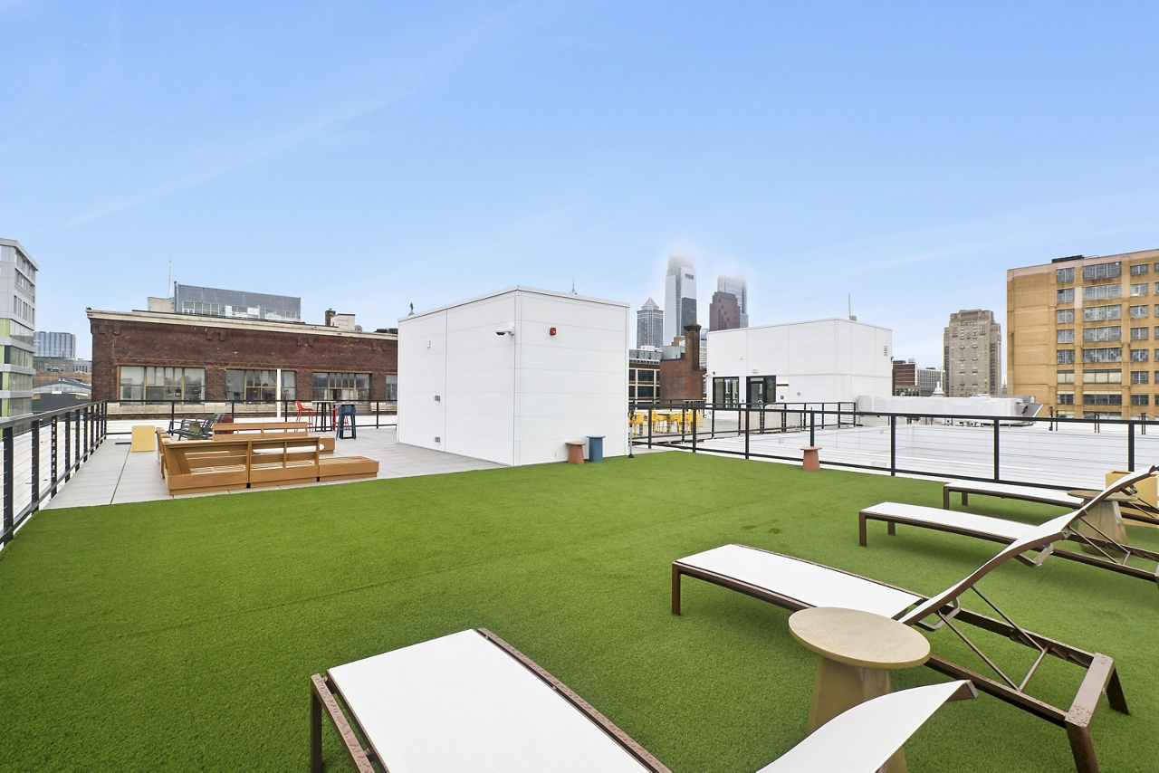 Roof deck at Via Callowhill (3 of 3)