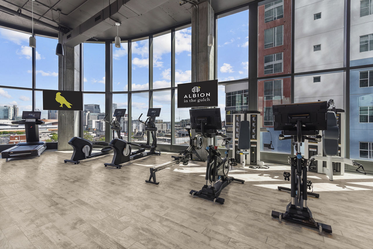 Gym at Albion In The Gulch (1 of 2)