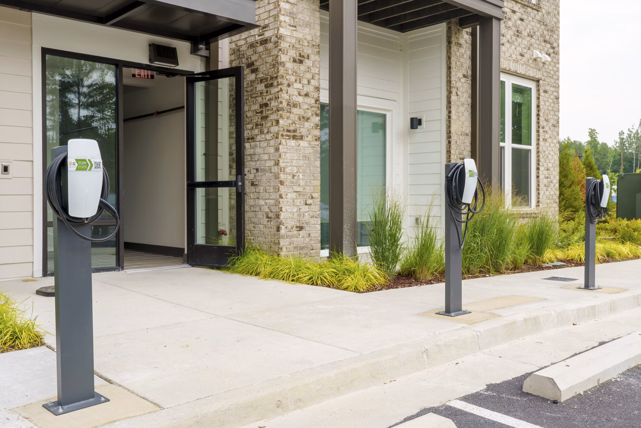 car charging station at Signal at Medallion Park Apartments