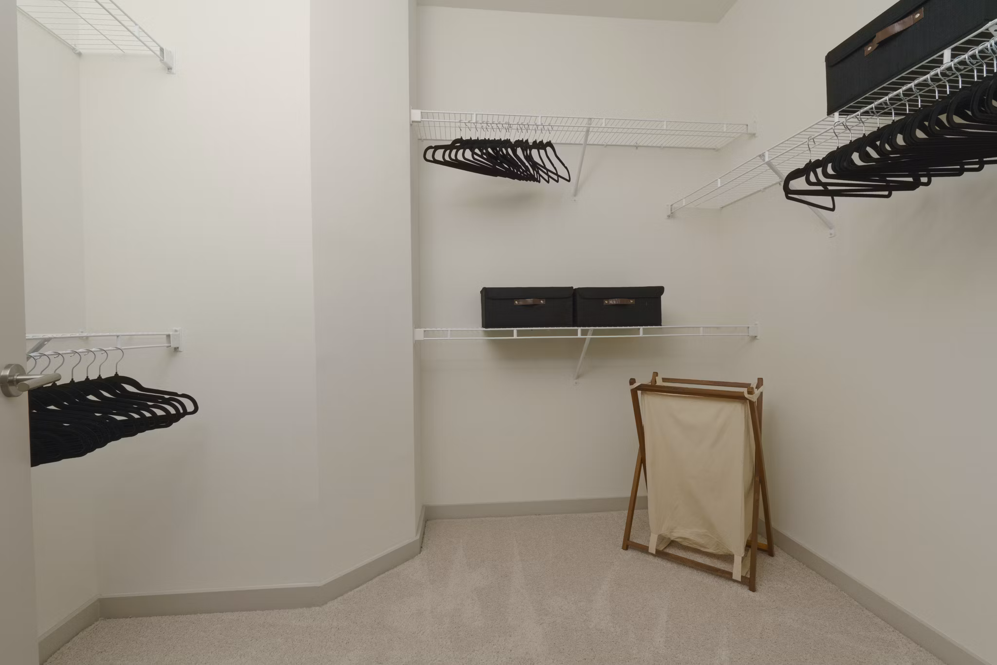 closet at The Signal at Medallion Park Apartments