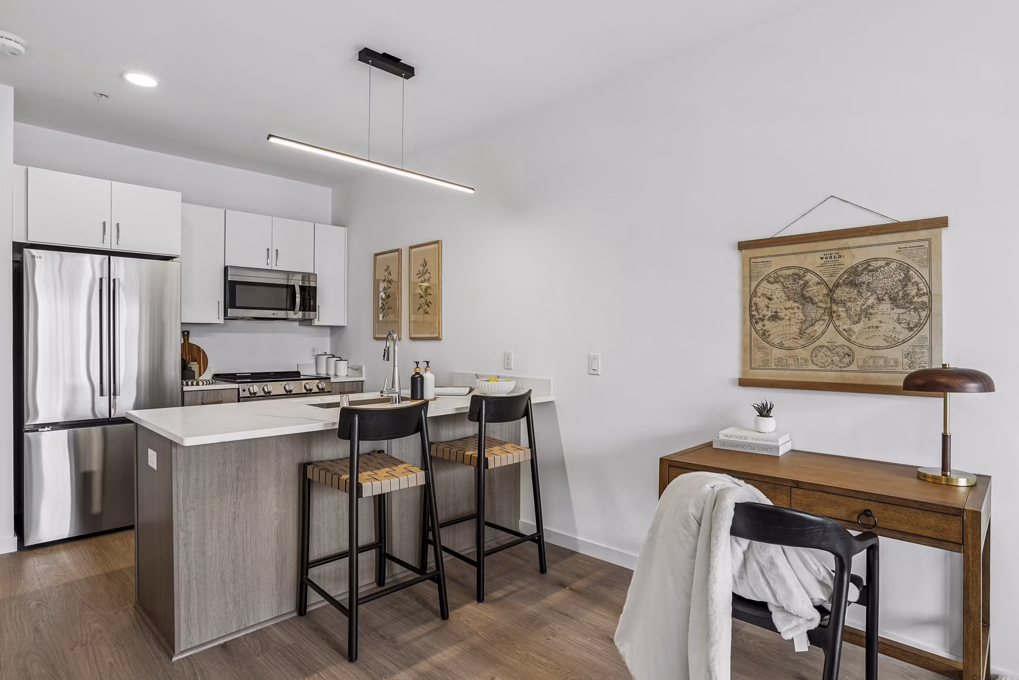 kitchen at The Duncan Apartments