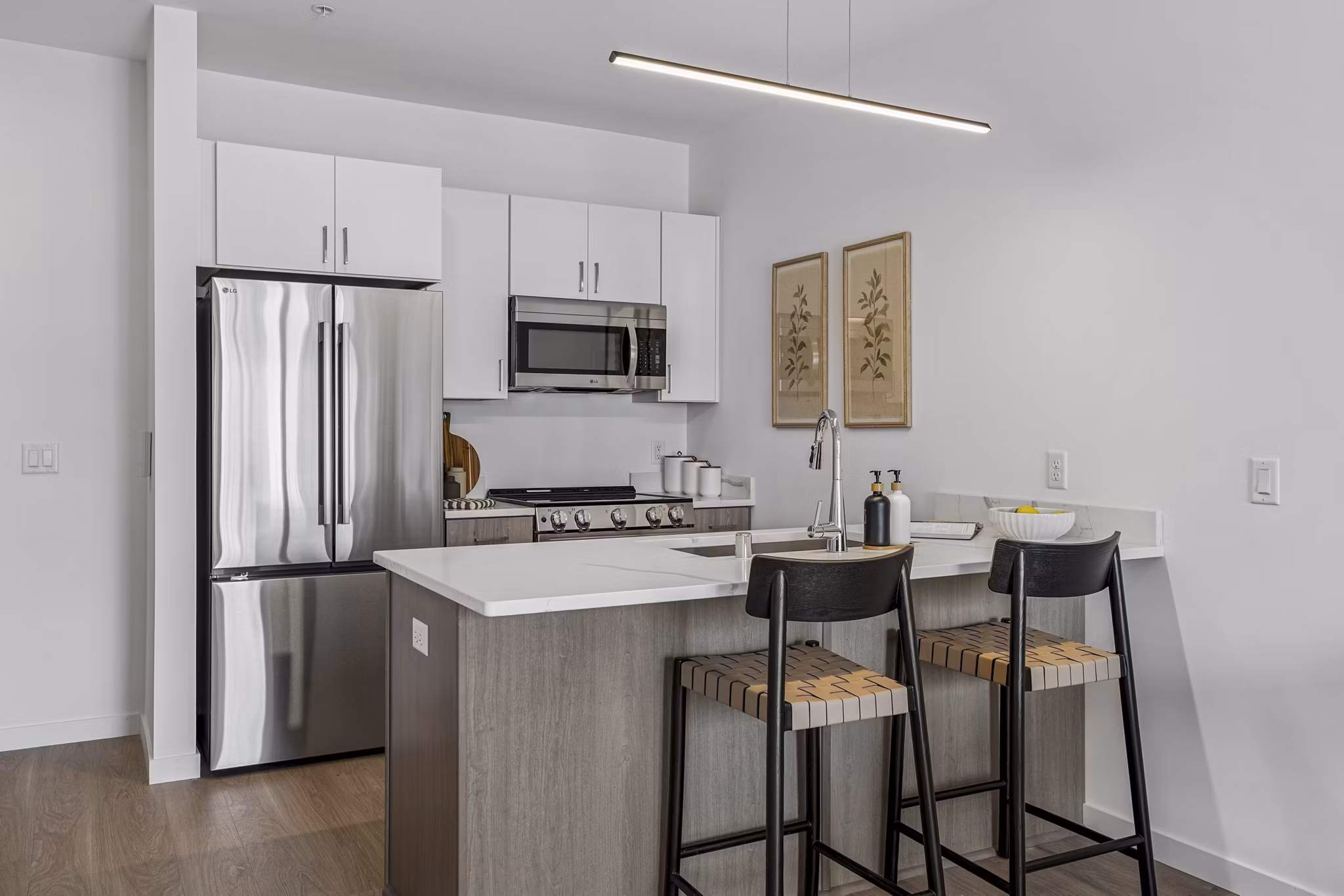 kitchen at The Duncan Apartments