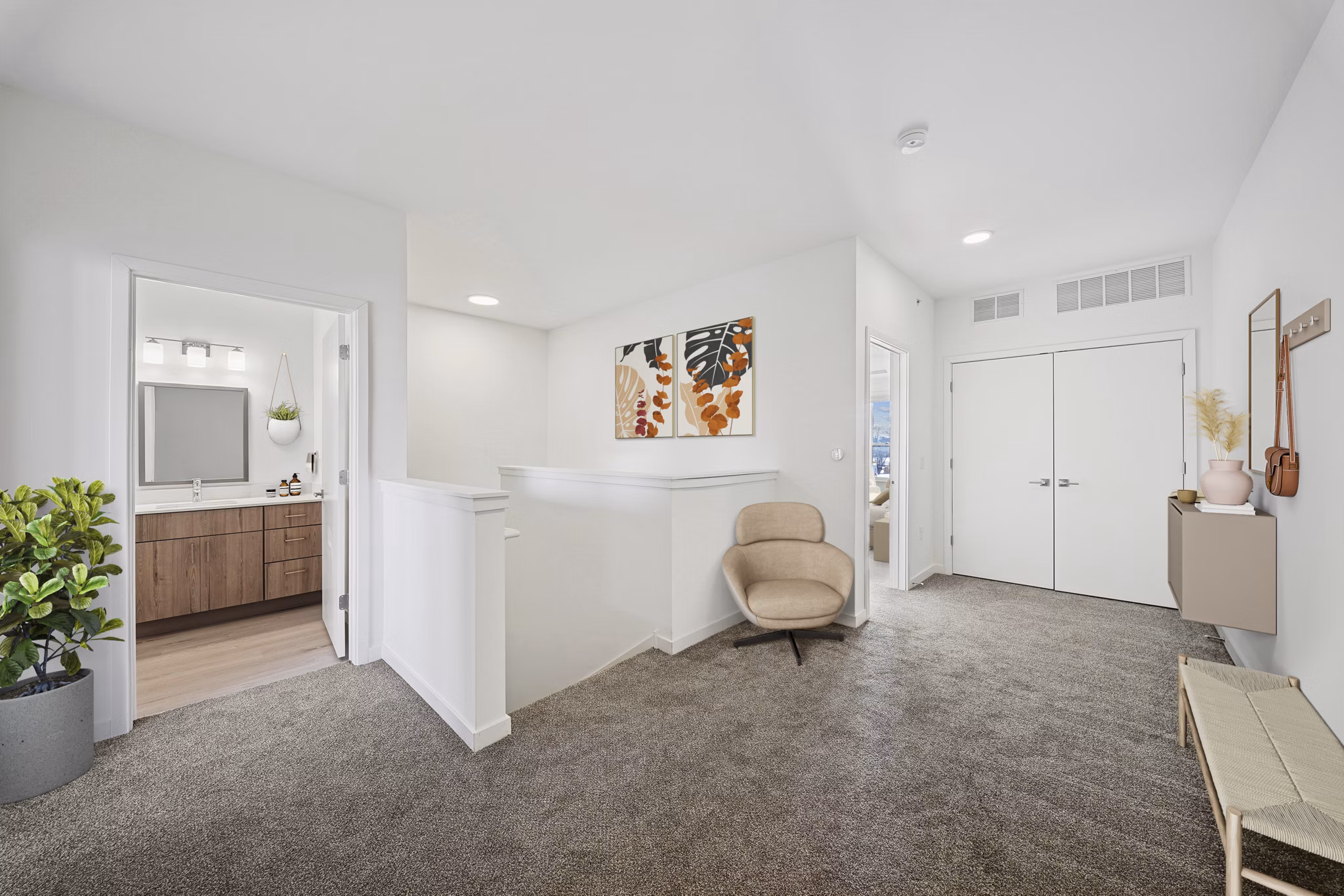 living room at The Duncan Apartments