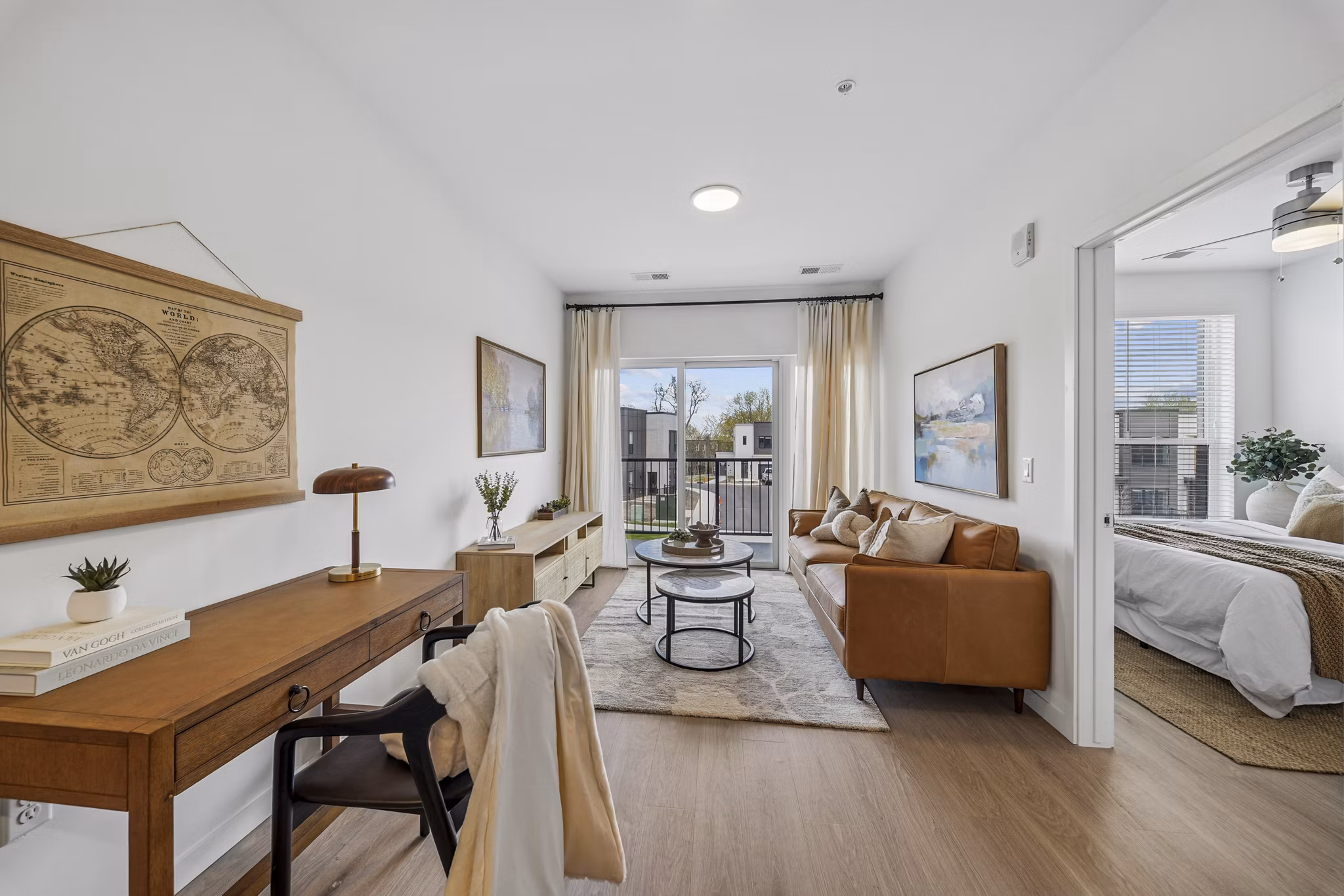 living room at The Duncan Apartments
