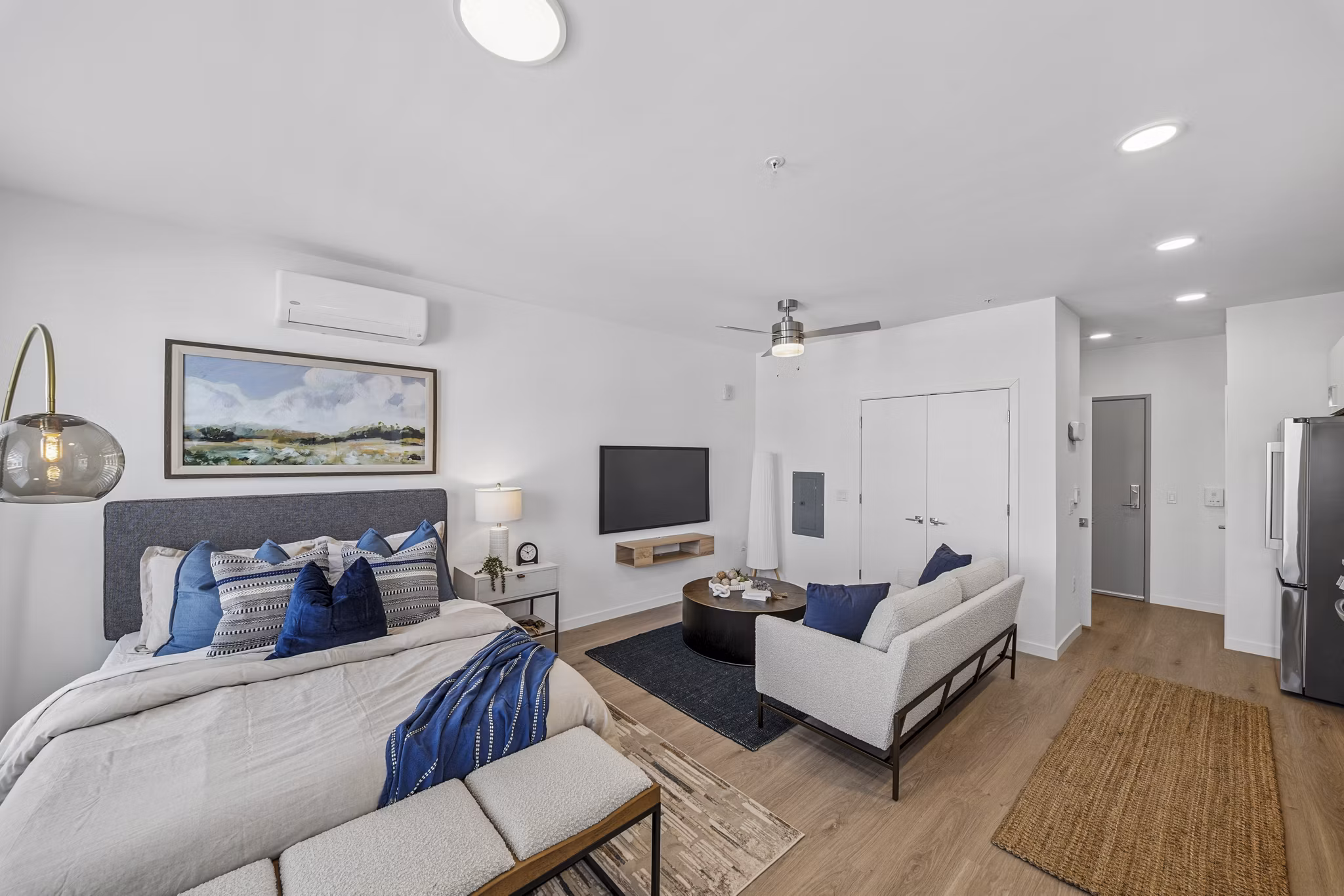 living room at The Duncan Apartments