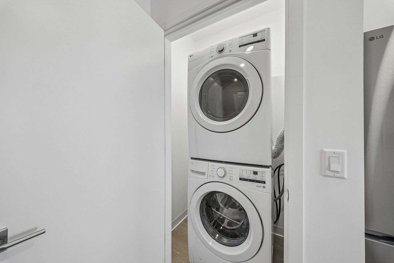 Laundry room at The Duncan