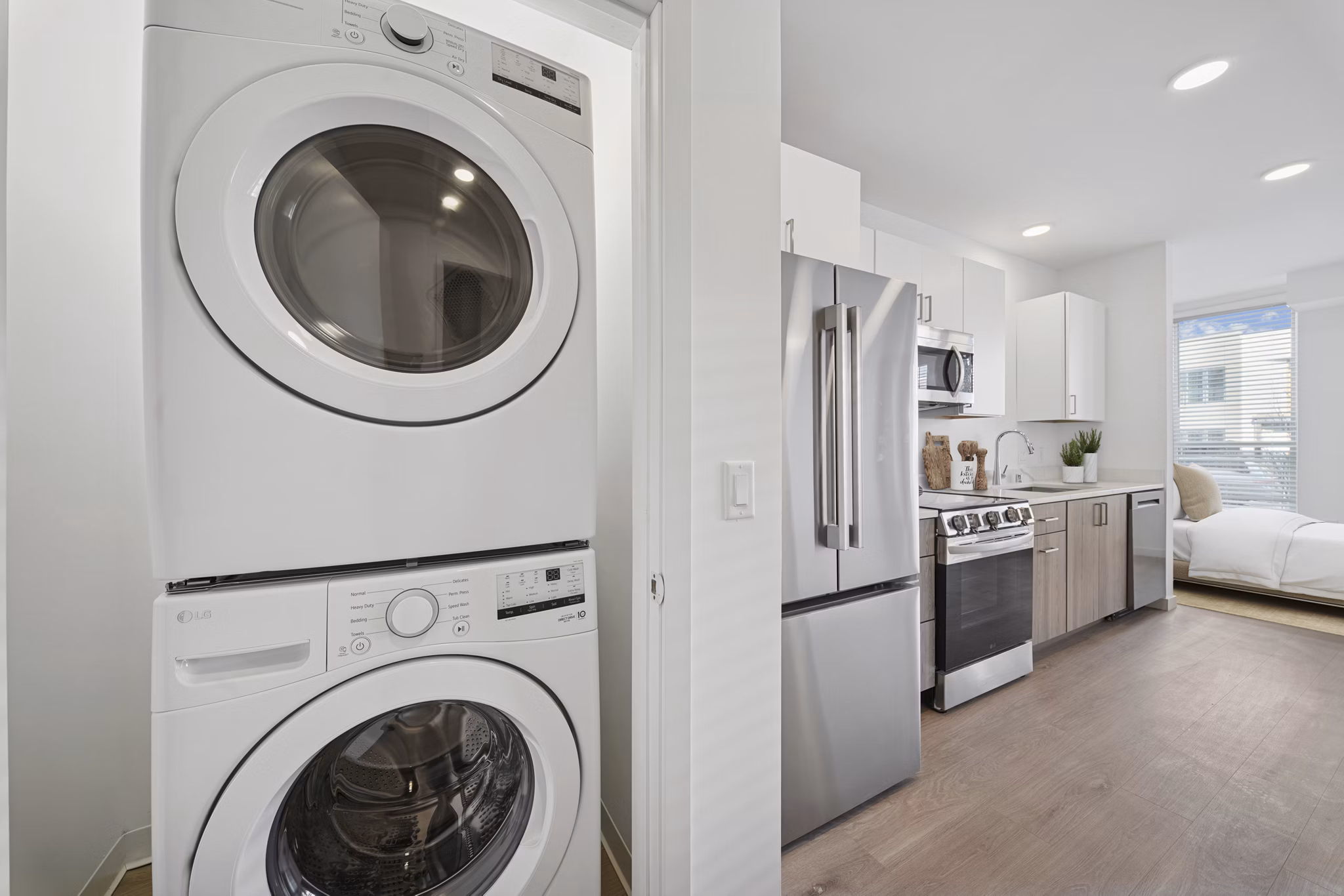 laundry room at The Duncan Apartments