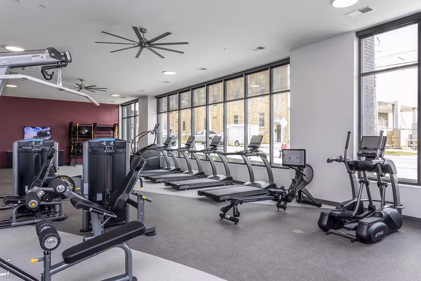 fitness center at Centro at Pine Nash Apartments 