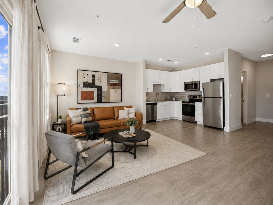 living room at Centro at Pine Nash Apartments 