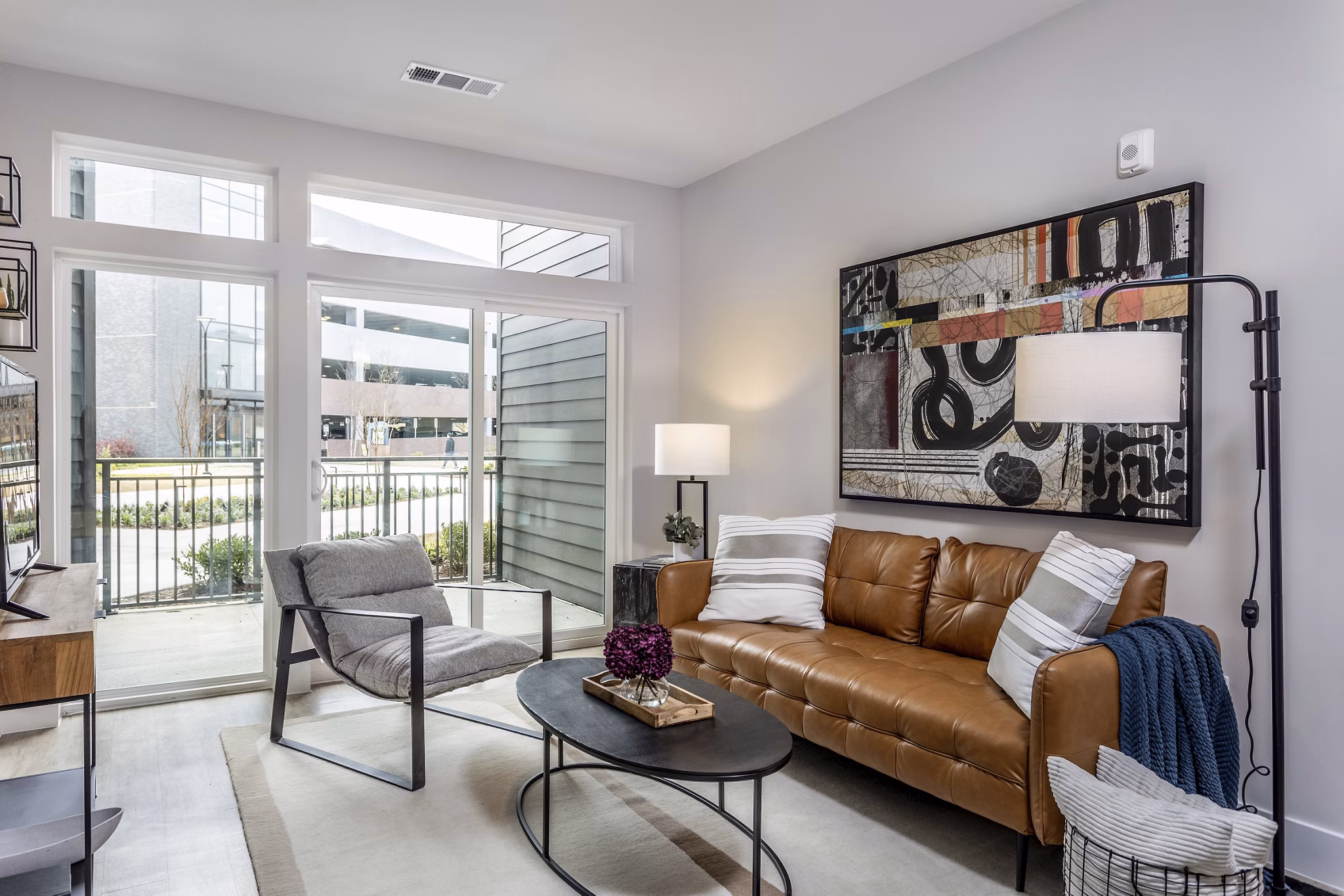 living room at Centro at Pine Nash Apartments 