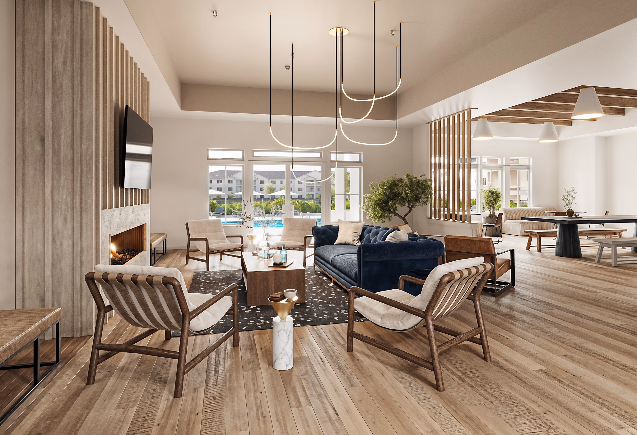 rendering at Lakeview Terrace Apartments