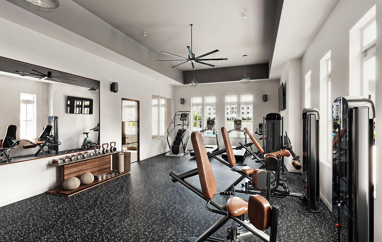 Gym at Lakeview Terrace (1 of 2)
