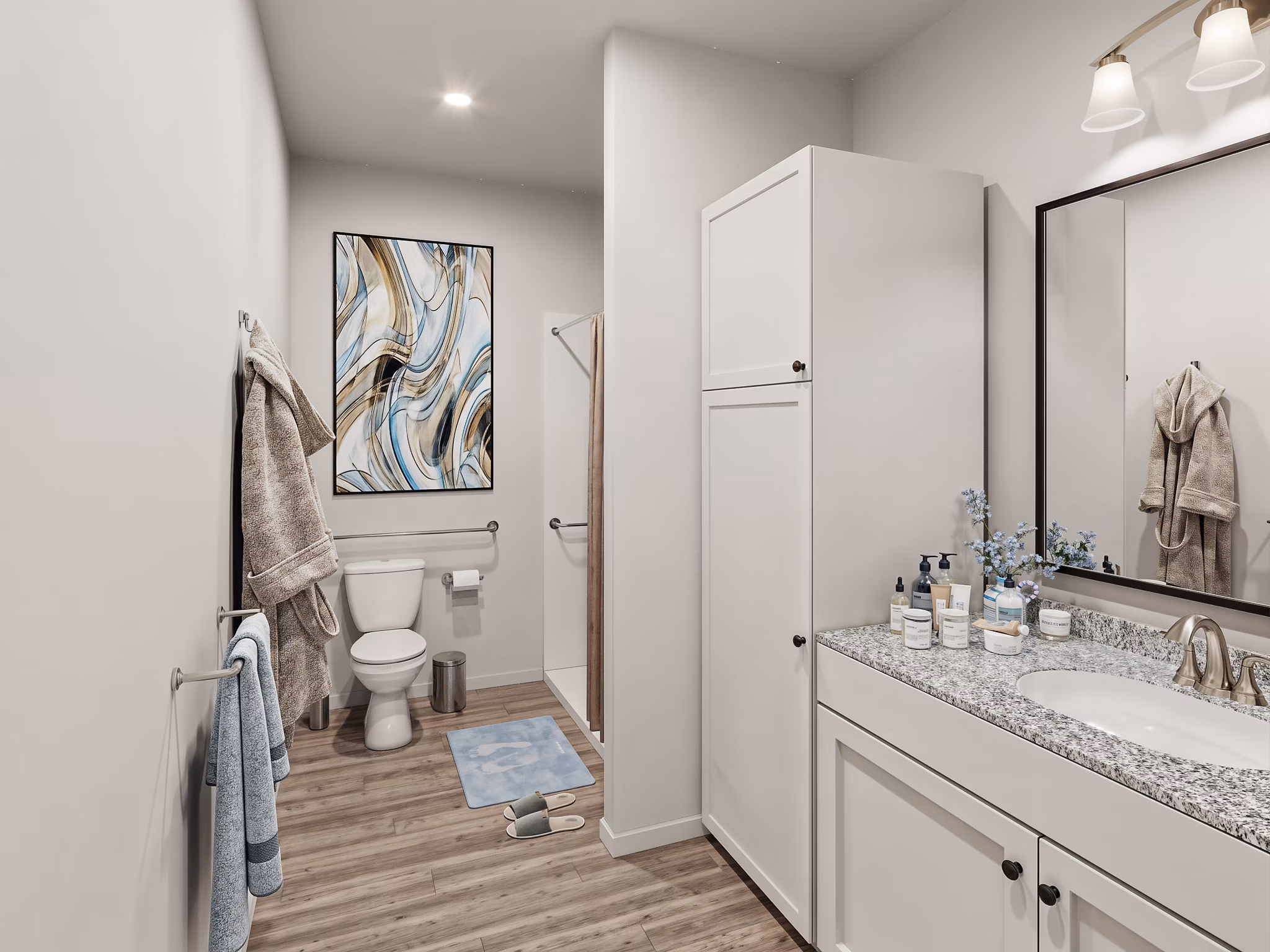rendering at Lakeview Terrace Apartments