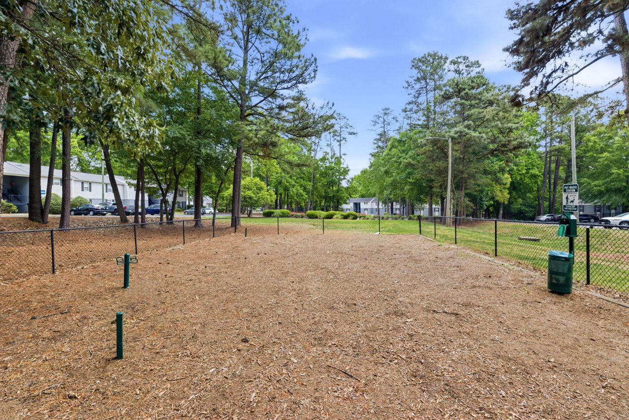 Dog park at North Oaks Landing