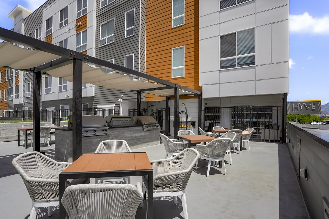 Grill area at Hyve (2 of 2)