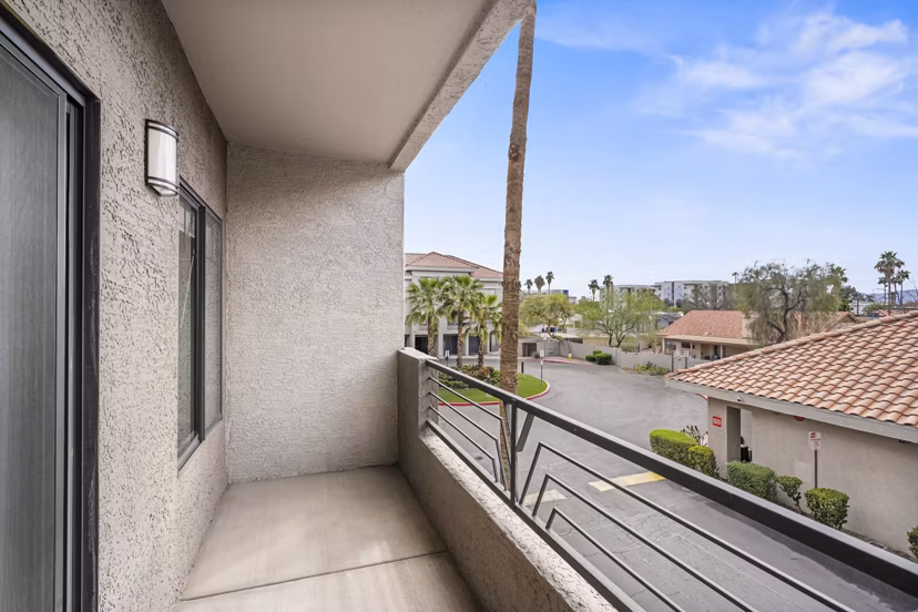 patio at Konrad Apartments