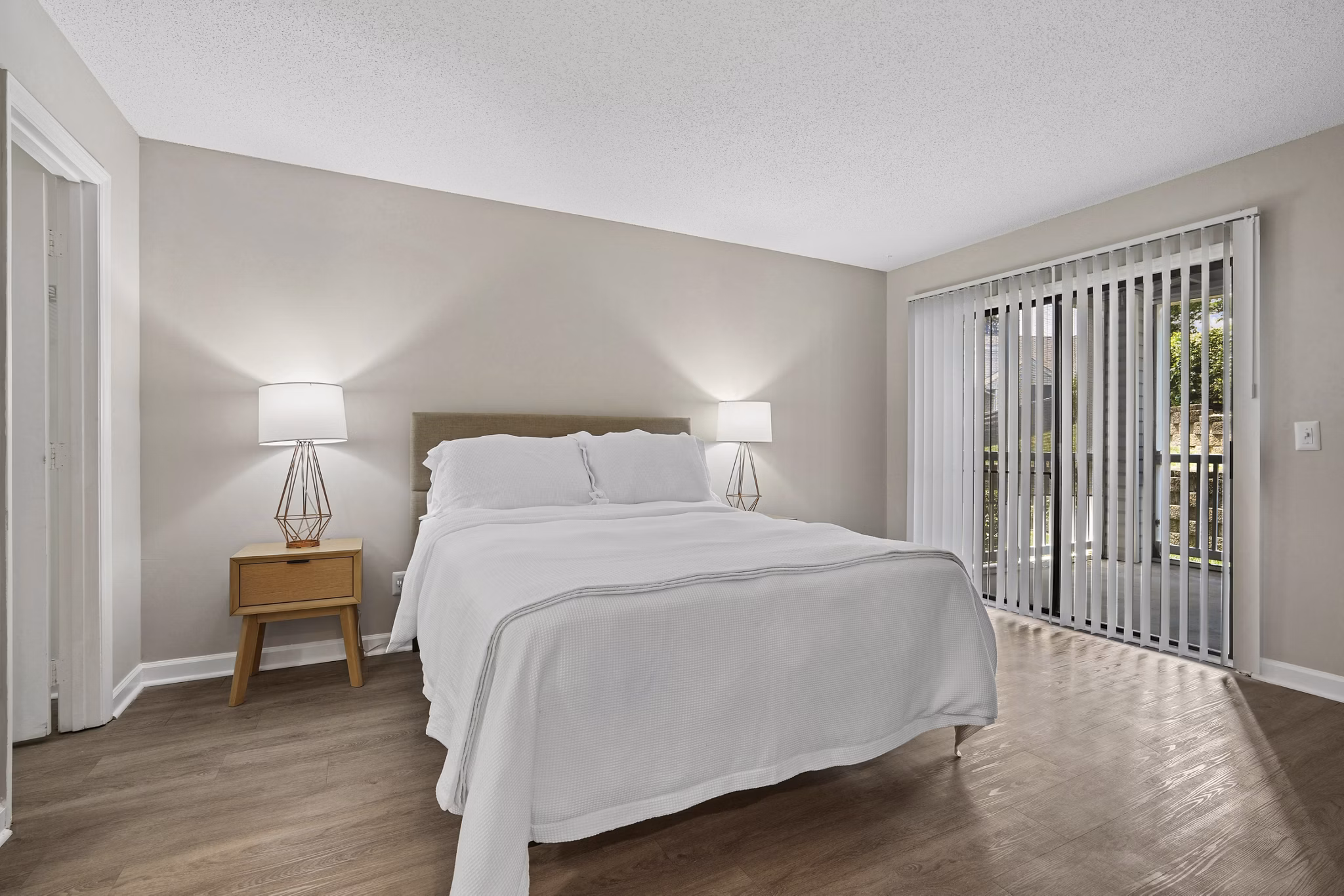 Bedroom at The Brook Apartments