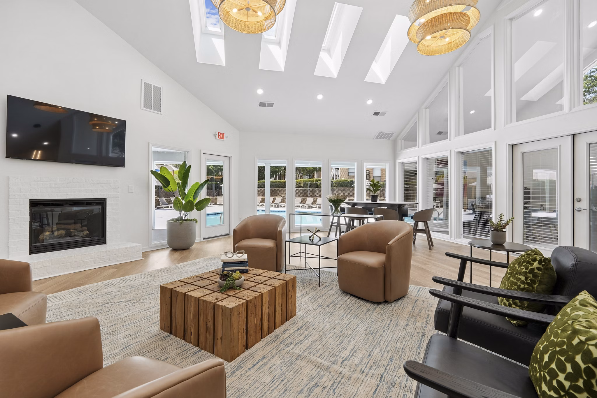 Clubhouse/Lobby at The Brook Apartments