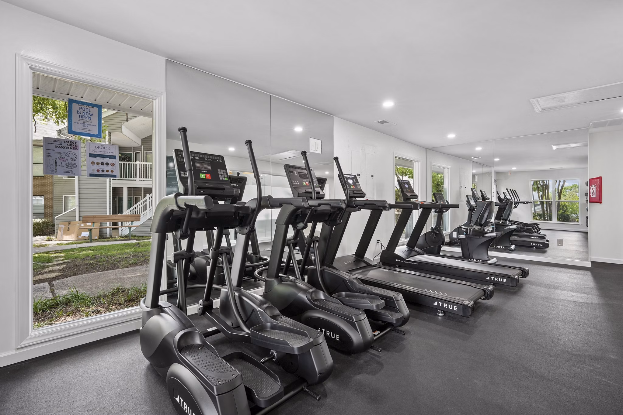Fitness Center at The Brook Apartments