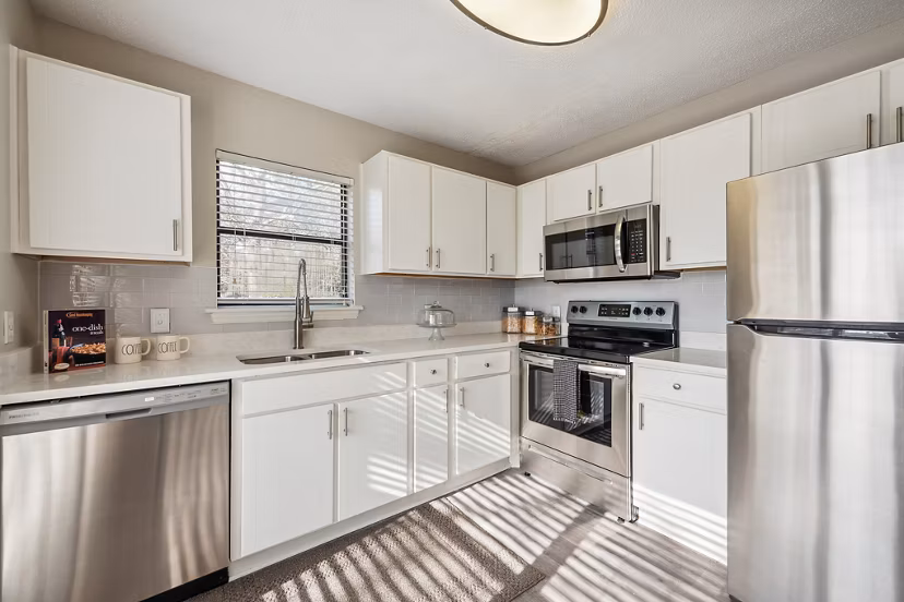 kitchen at The Brook Apartments